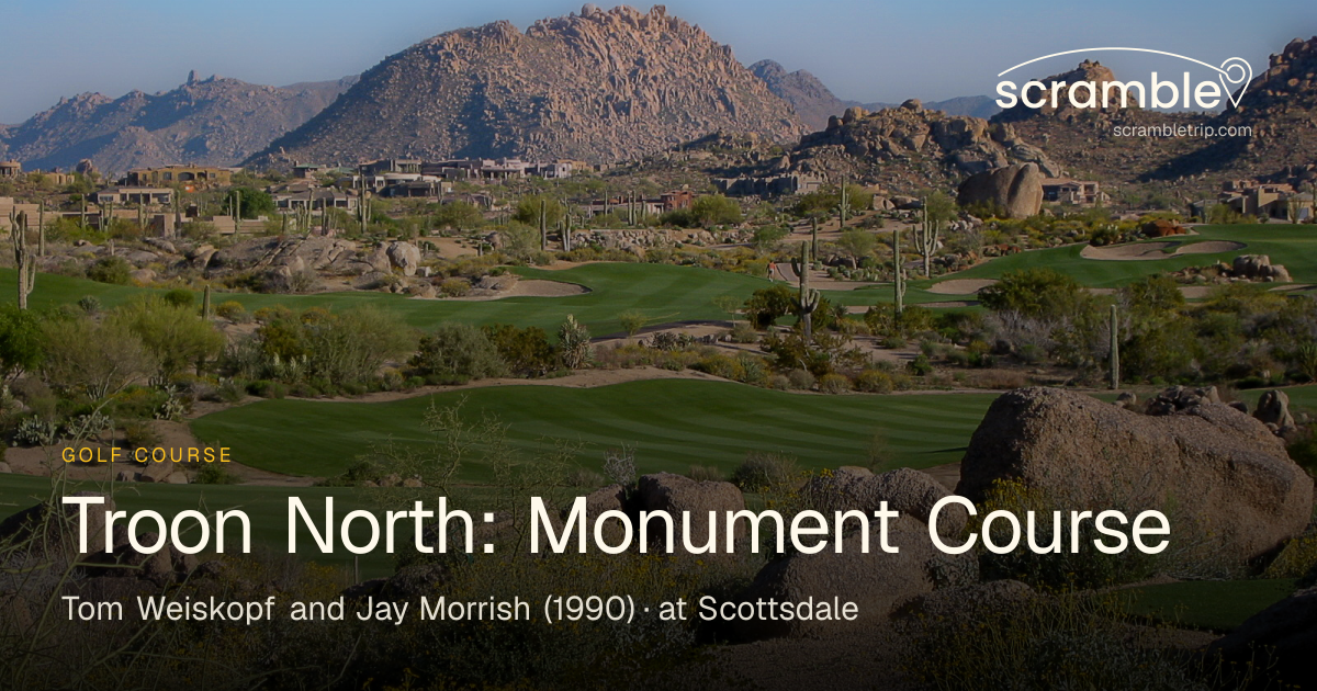 Troon North: Monument Course: Scottsdale Golf Courses, Scramble